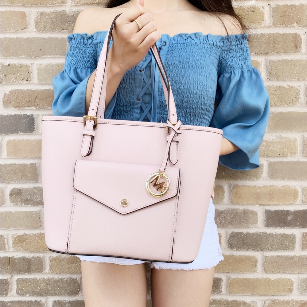 ‼️SALE‼️Michael Kors Tote Wallet Bundle Pink - Picture 4 of 8